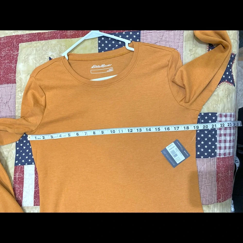 Eddie Bauer Ladies Favorite Crew Tee Shirt - Picture 6 of 8